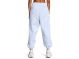 Under Armour Women's Icon Fleece Oversized Wordmark Pants - Ultra-Soft Mid-Weight Cotton-Blend Fleece