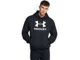 Under Armour Mens Icon Fleece Hockey Hoodie - Ultra-Soft Mid-Weight Cotton Blend