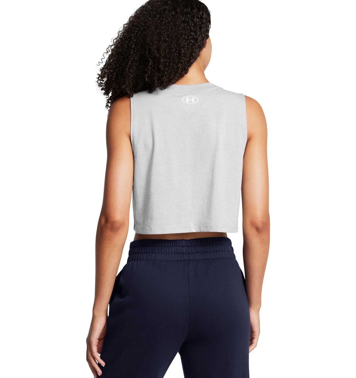 Under Armour Womens Cropped Logo Tank Top - Quick-Drying Comfort