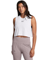 Under Armour Womens Cropped Logo Tank Top - Quick-Drying Comfort