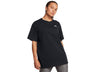 Under Armour Womens BF Oversized Logo Short Sleeve T-Shirt - Quick-Drying Cotton Blend
