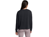 Under Armour Womens Heavyweight Boxy Cropped Long Sleeve T-Shirt - Comfort Cotton Blend