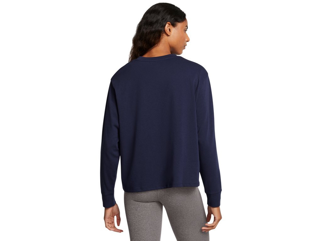 Under Armour Womens Heavyweight Boxy Cropped Long Sleeve T-Shirt - Comfort Cotton Blend