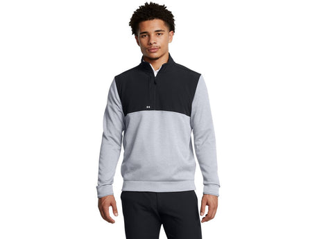 Under Armour Mens Drive Storm SweaterFleece Half Zip Apparel - Water Repellent