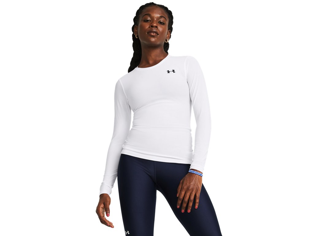 Under Armour Womens HeatGear OG Compression Long Sleeve Shirt - Ultra-Cooling and Fast Drying