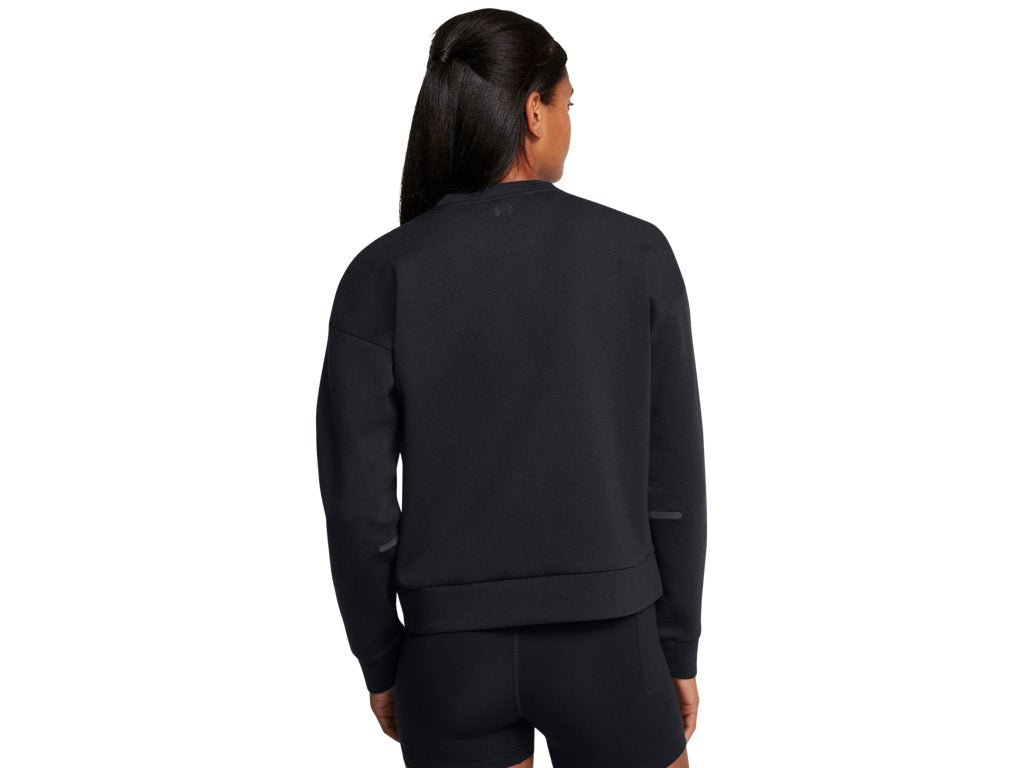 Under Armour Womens Unstoppable Fleece Crew - Breathable and Stretchy