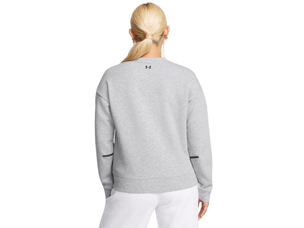 Under Armour Womens Unstoppable Fleece Crew - Breathable and Stretchy