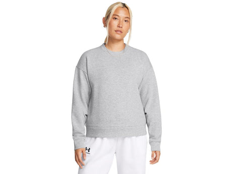 Under Armour Womens Unstoppable Fleece Crew - Breathable and Stretchy