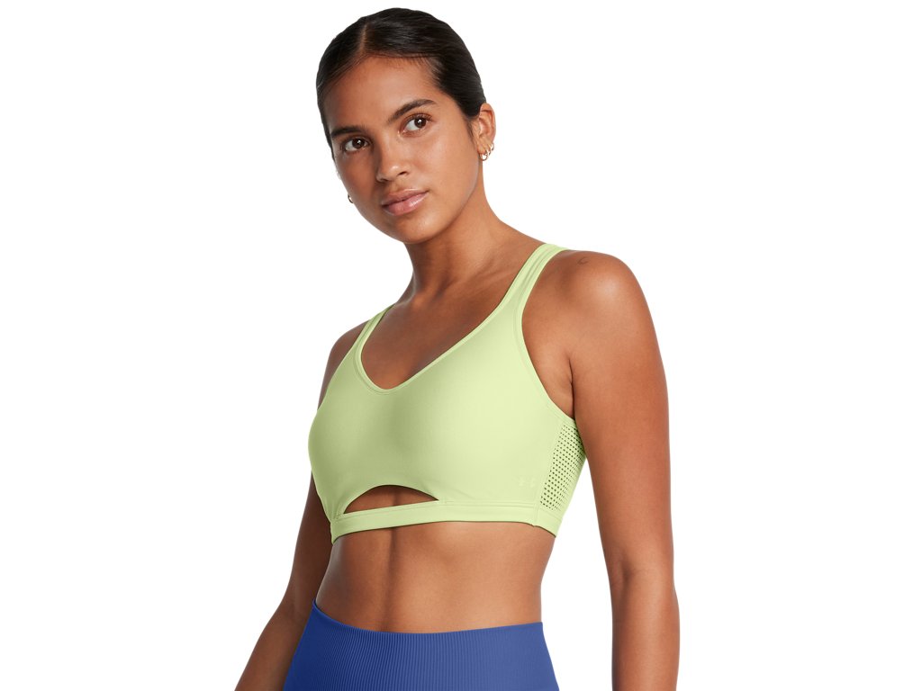 Under Armour Women Infinity Low Mesh Sports Bra - Light Support Breathable Apparel
