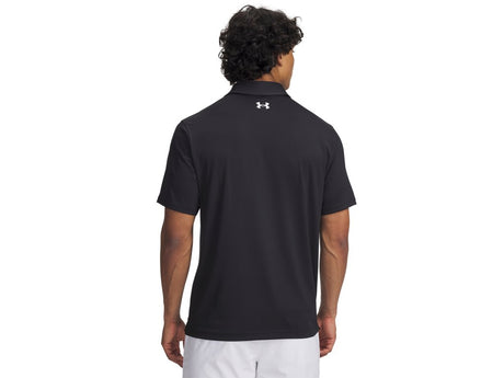 Under Armour Men's Drive Team Dual Stripe Polo Shirt - 4-Way Stretch Material