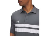 Under Armour Men's Drive Team Dual Stripe Polo Shirt - 4-Way Stretch Material
