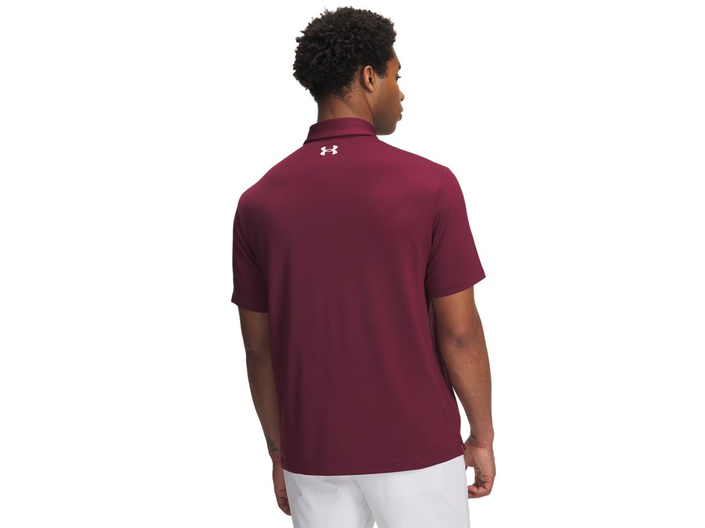 Under Armour Men's Drive Team Dual Stripe Polo Shirt - 4-Way Stretch Material