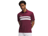 Under Armour Men's Drive Team Dual Stripe Polo Shirt - 4-Way Stretch Material