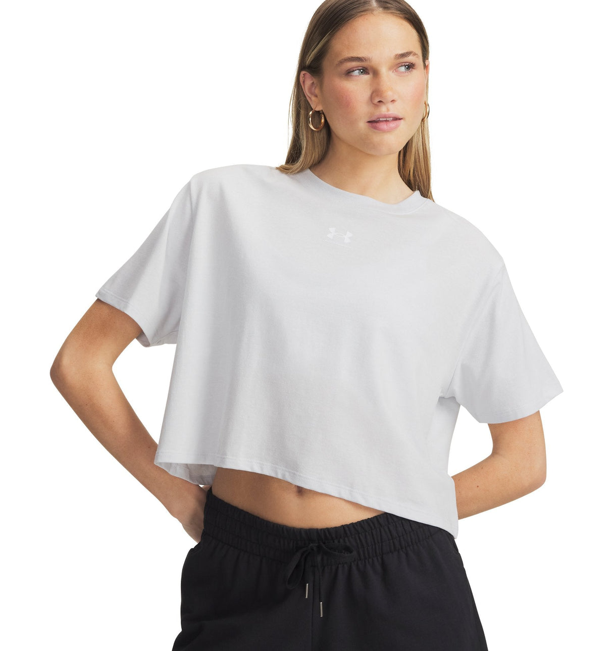 Under Armour Womens Rival Boxy Crop Top