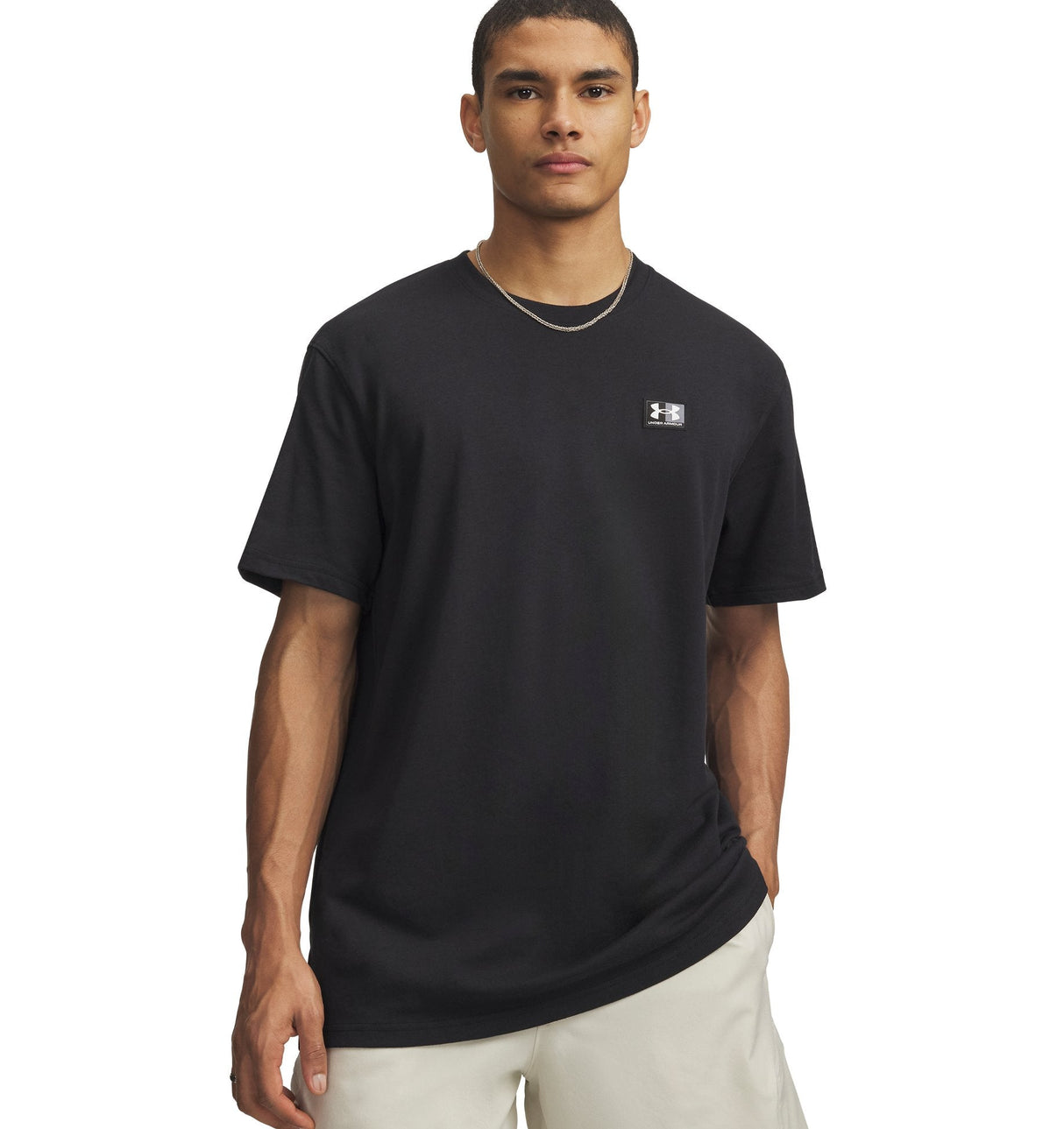 Under Armour Mens Sportstyle Heavyweight Patch T-Shirt