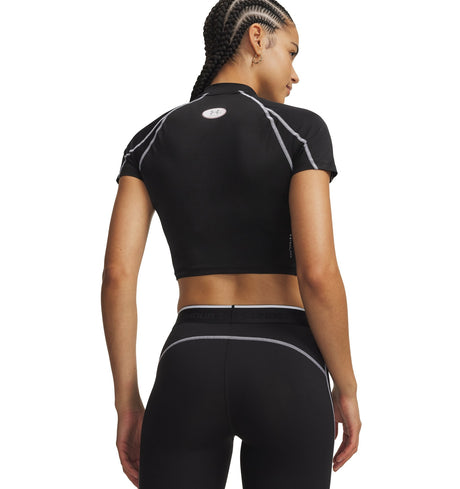 Under Armour Womens HeatGear Elite Crop Top