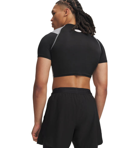 Under Armour Mens HeatGear Elite Compression Crop Top