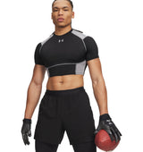 Under Armour Mens HeatGear Elite Compression Crop Top