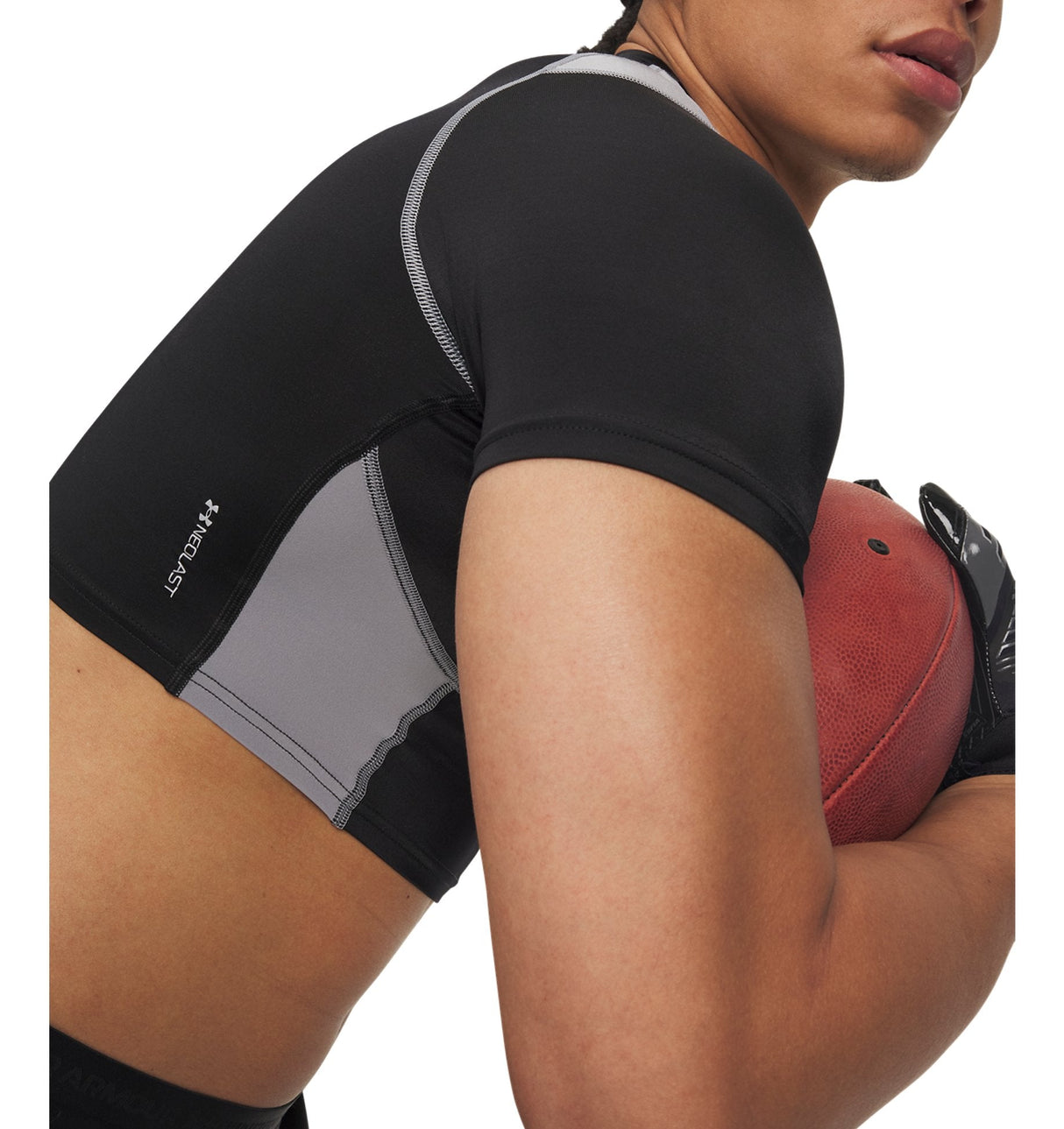 Under Armour Mens HeatGear Elite Compression Crop Top