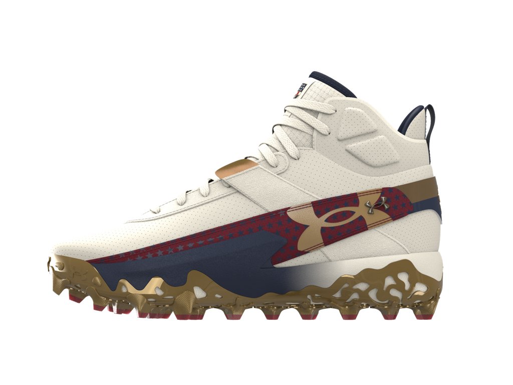 Under Armour Mens Harper 10 Pro TPU LE USA Baseball Cleats - Enhanced Grip and Comfort