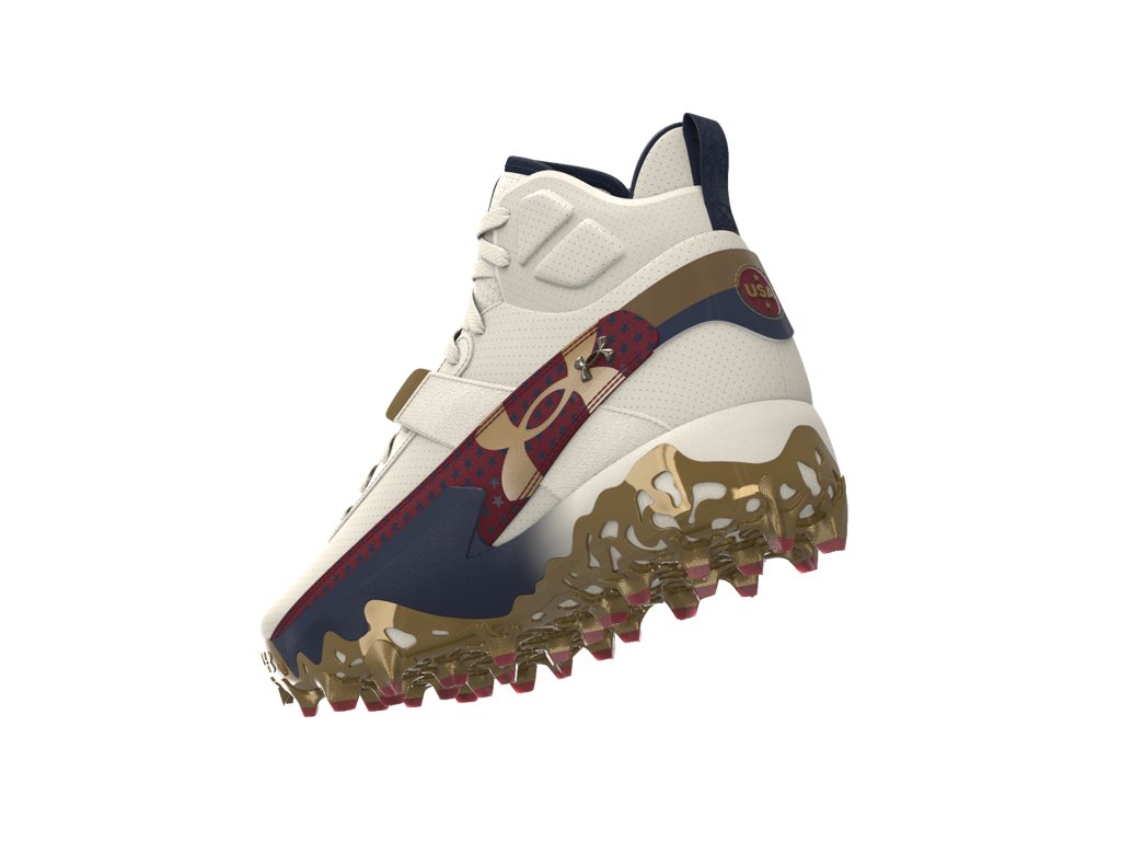 Under Armour Mens Harper 10 Pro TPU LE USA Baseball Cleats - Enhanced Grip and Comfort