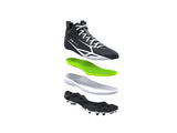 Under Armour Unisex Spotlight Mid Footwear - Durable TPU Plate
