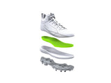Under Armour Unisex Spotlight Mid Footwear - Durable TPU Plate