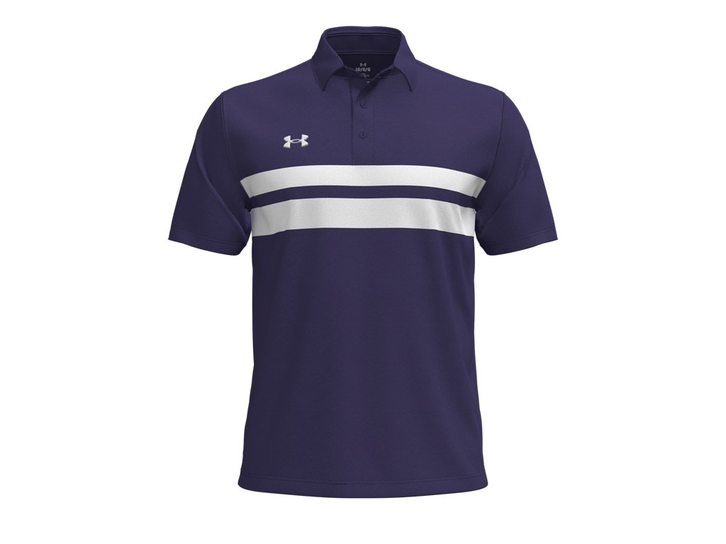 Under Armour Men's Drive Team Dual Stripe Polo Shirt - 4-Way Stretch Material