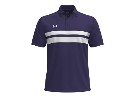 Under Armour Men's Drive Team Dual Stripe Polo Shirt - 4-Way Stretch Material