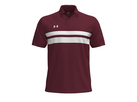 Under Armour Men's Drive Team Dual Stripe Polo Shirt - 4-Way Stretch Material