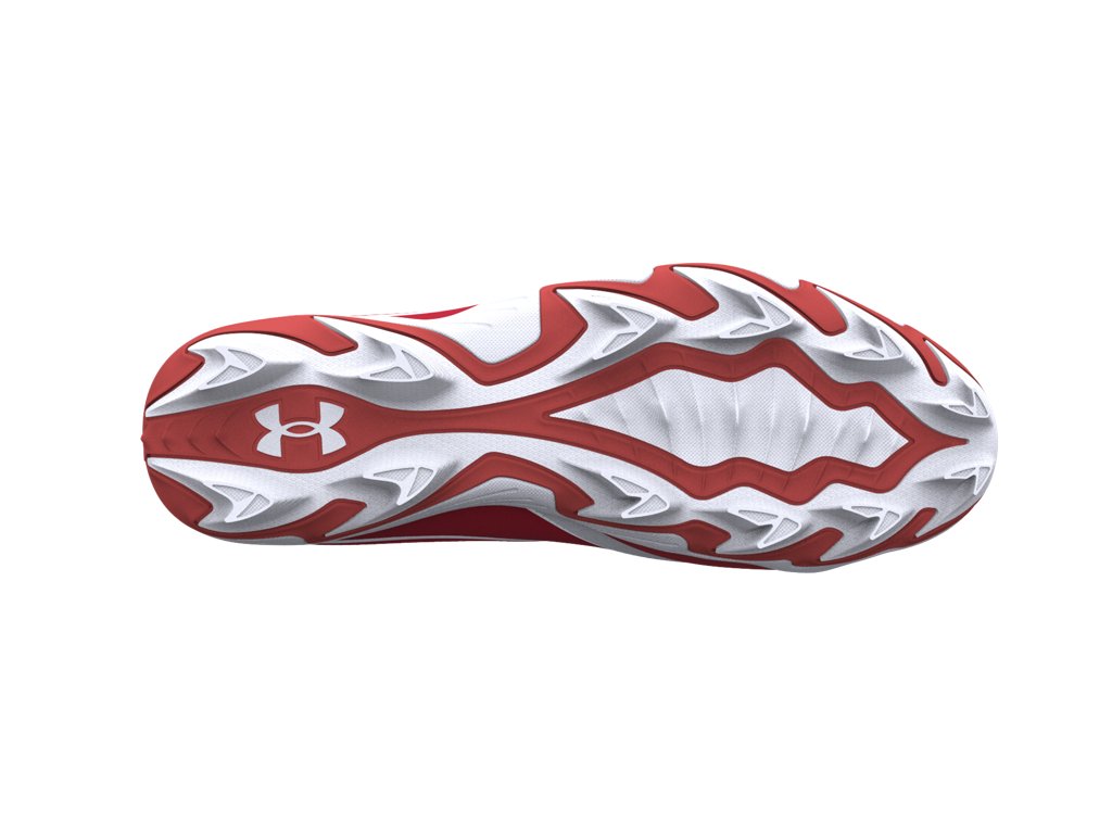 Under Armour Boys Leadoff Icon Low RM Jr Baseball Cleats - Breathable Synthetic Upper