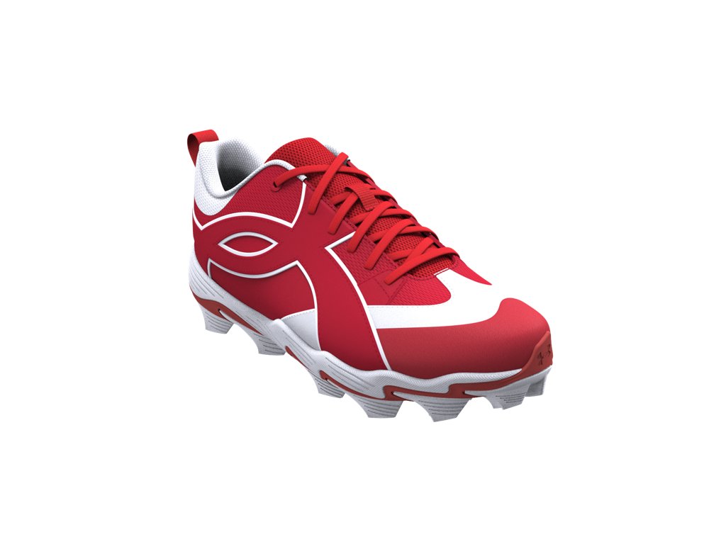 Under Armour Boys Leadoff Icon Low RM Jr Baseball Cleats - Breathable Synthetic Upper