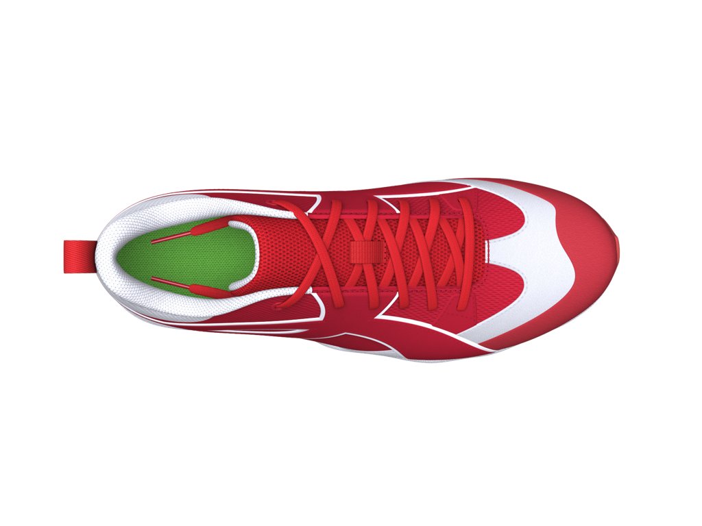 Under Armour Boys Leadoff Icon Low RM Jr Baseball Cleats - Breathable Synthetic Upper