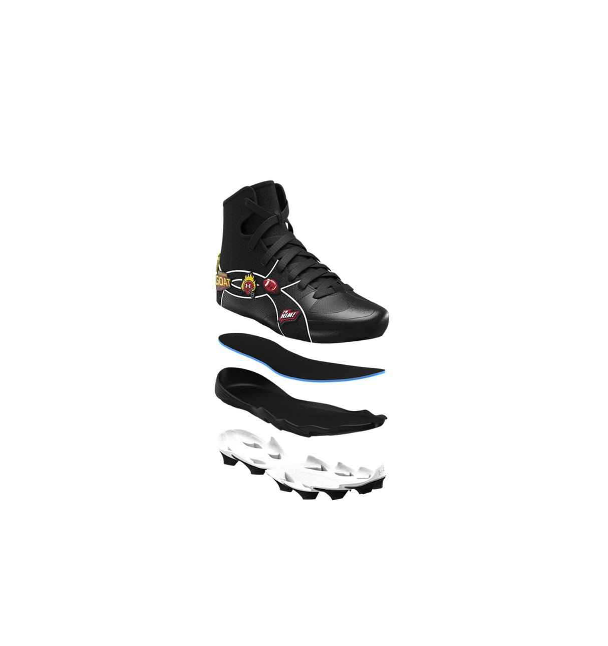 Under Armour Youth Unisex Spotlight Icon Highlight RM Patches Cleats