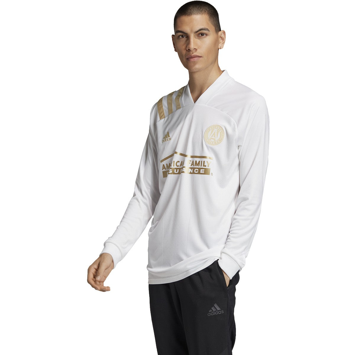 adidas 20-21 Atlanta FC Home Jersey Longsleeve - Mens Soccer