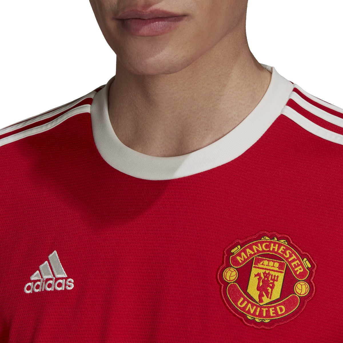 adidas 21-22 Manchester United Home Jersey - Mens Soccer