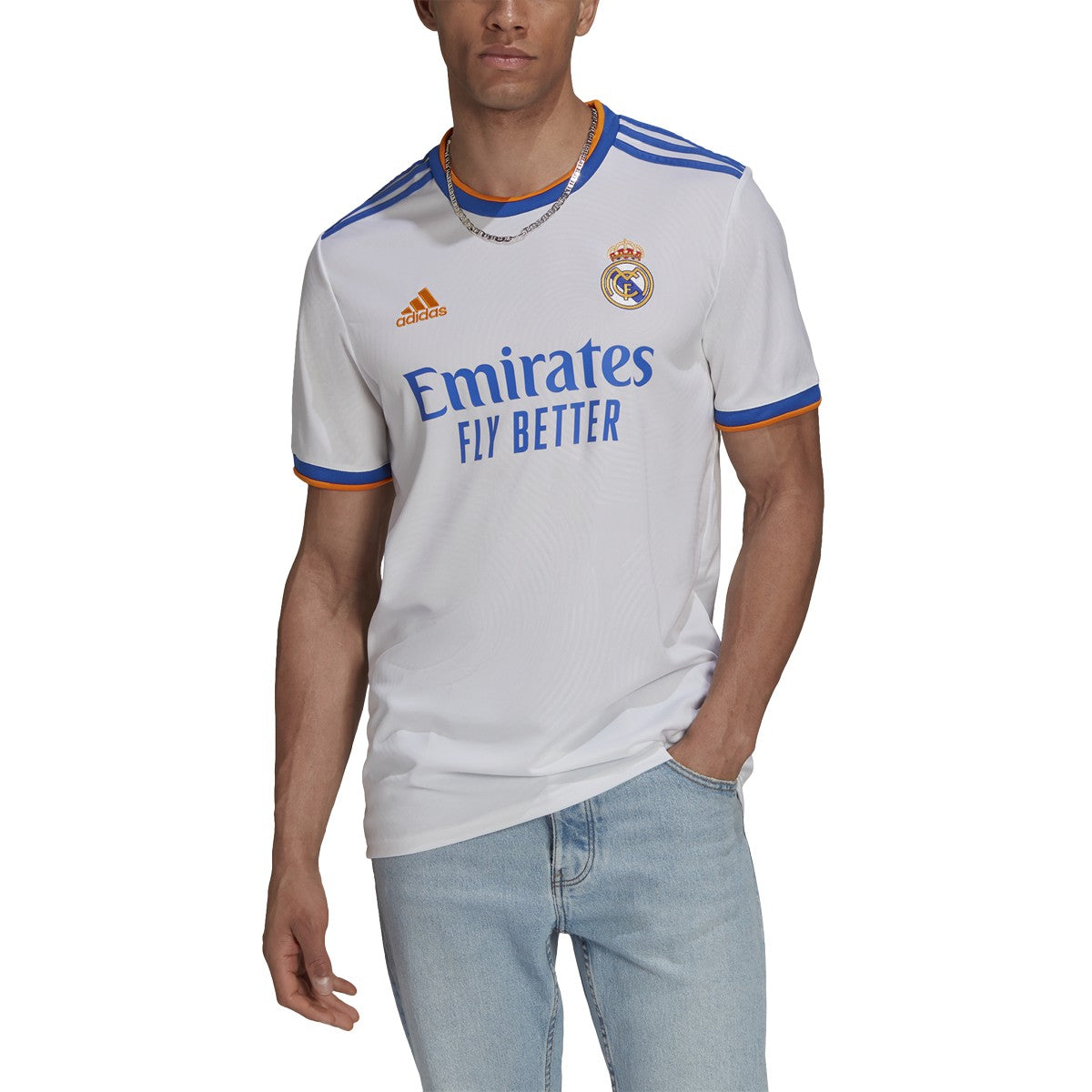 adidas 21-22 Real Madrid Home Jersey - Mens Soccer