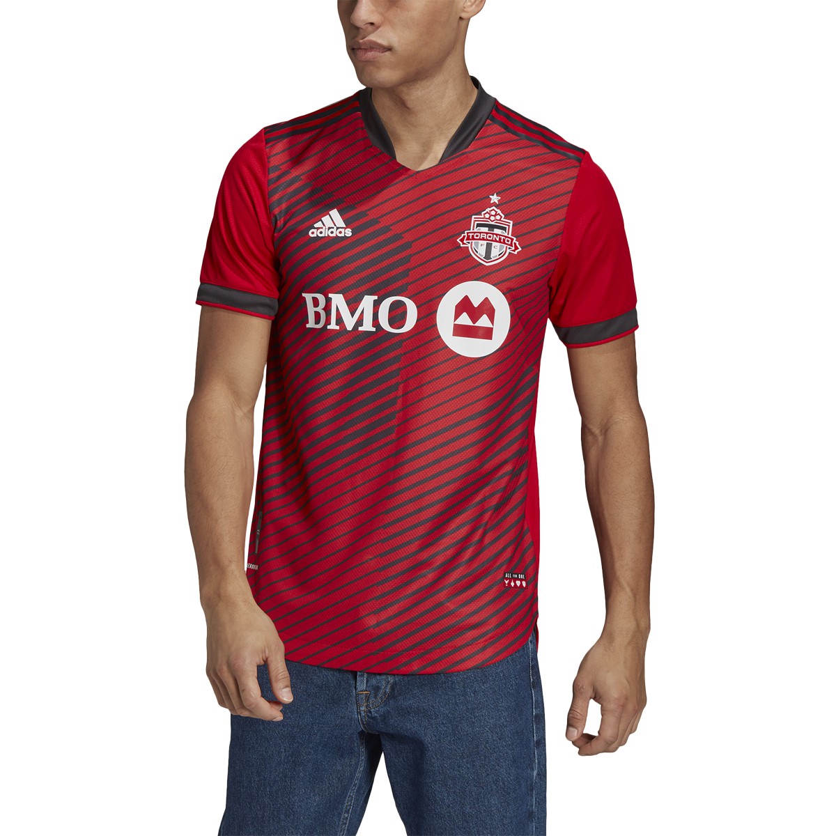 adidas 21-22 Toronto FC Authentic Mens Home Jersey