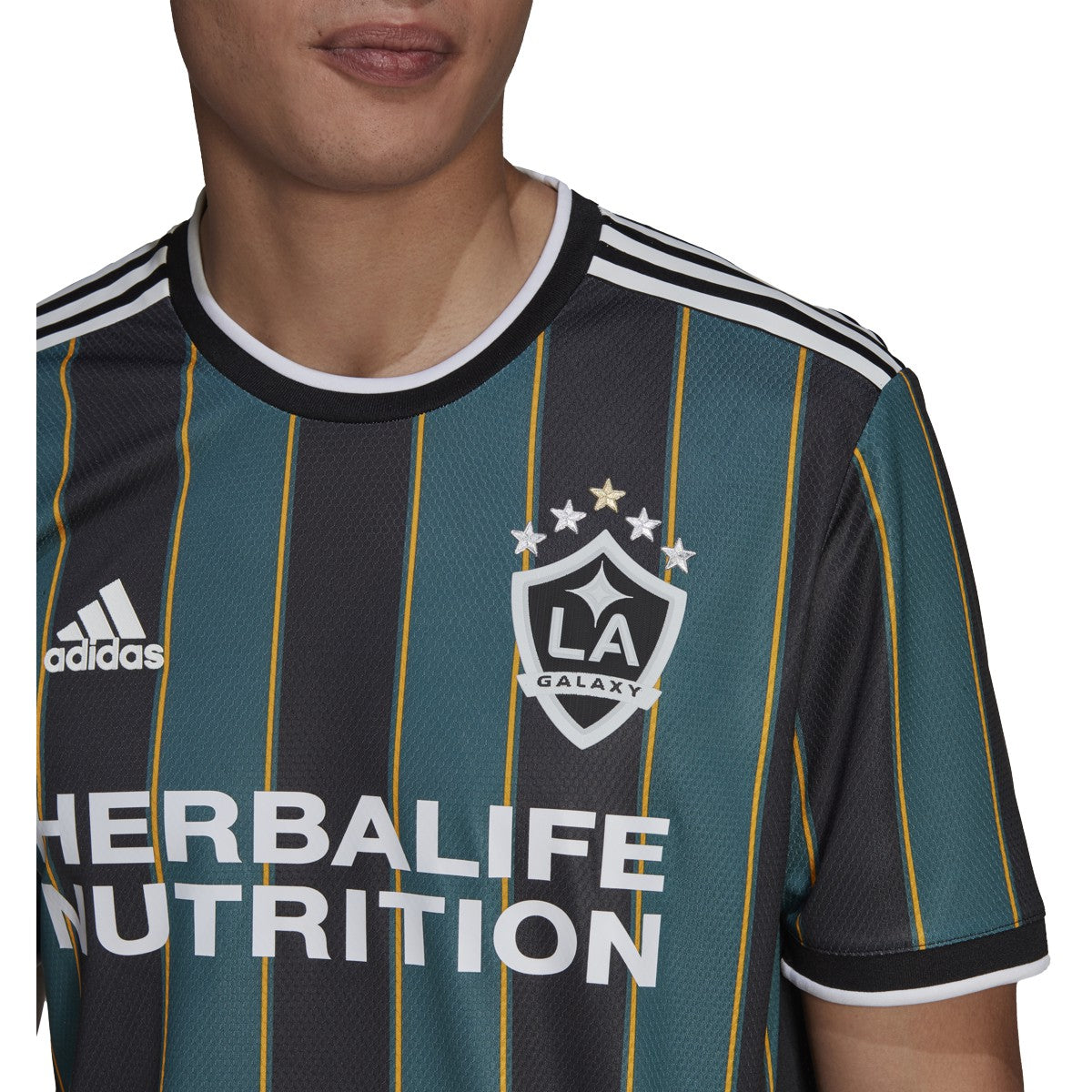 adidas 21-22 LA Galaxy Authentic Mens Away Jersey