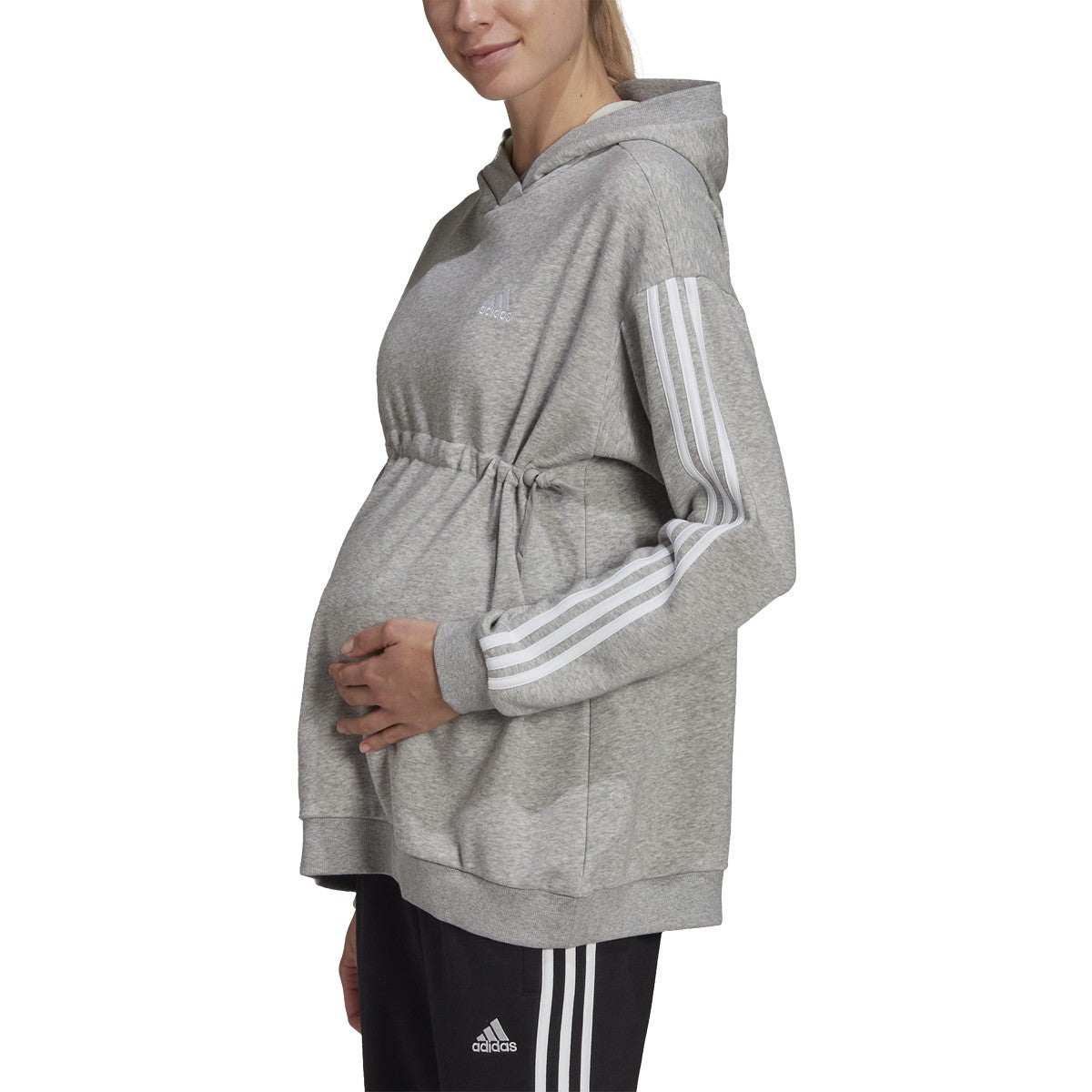 adidas 3-Stripe Womens Maternity Hoodie