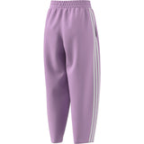 adidas 3 Stripe Fleece Open Hem Womens Pants