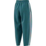adidas 3 Stripe Fleece Open Hem Womens Pants