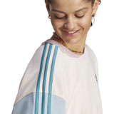 adidas 3 Stripe Fleece Oversized Womens Sweatshirt