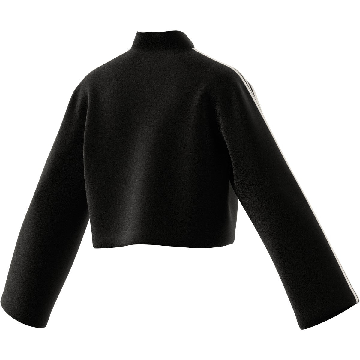 adidas 3 Stripe Fleece Quarter Zip Womens Sweatshirt