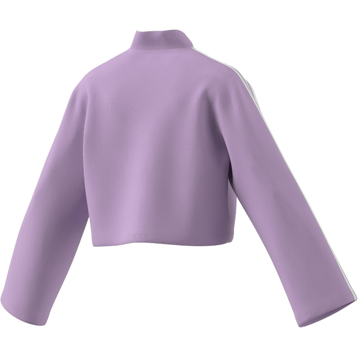 adidas 3 Stripe Fleece Quarter Zip Womens Sweatshirt