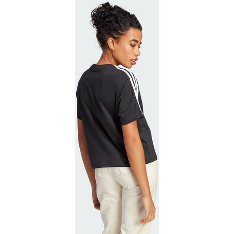 adidas 3 Stripe Womens Crop Top