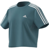 adidas 3 Stripe Womens Crop Top