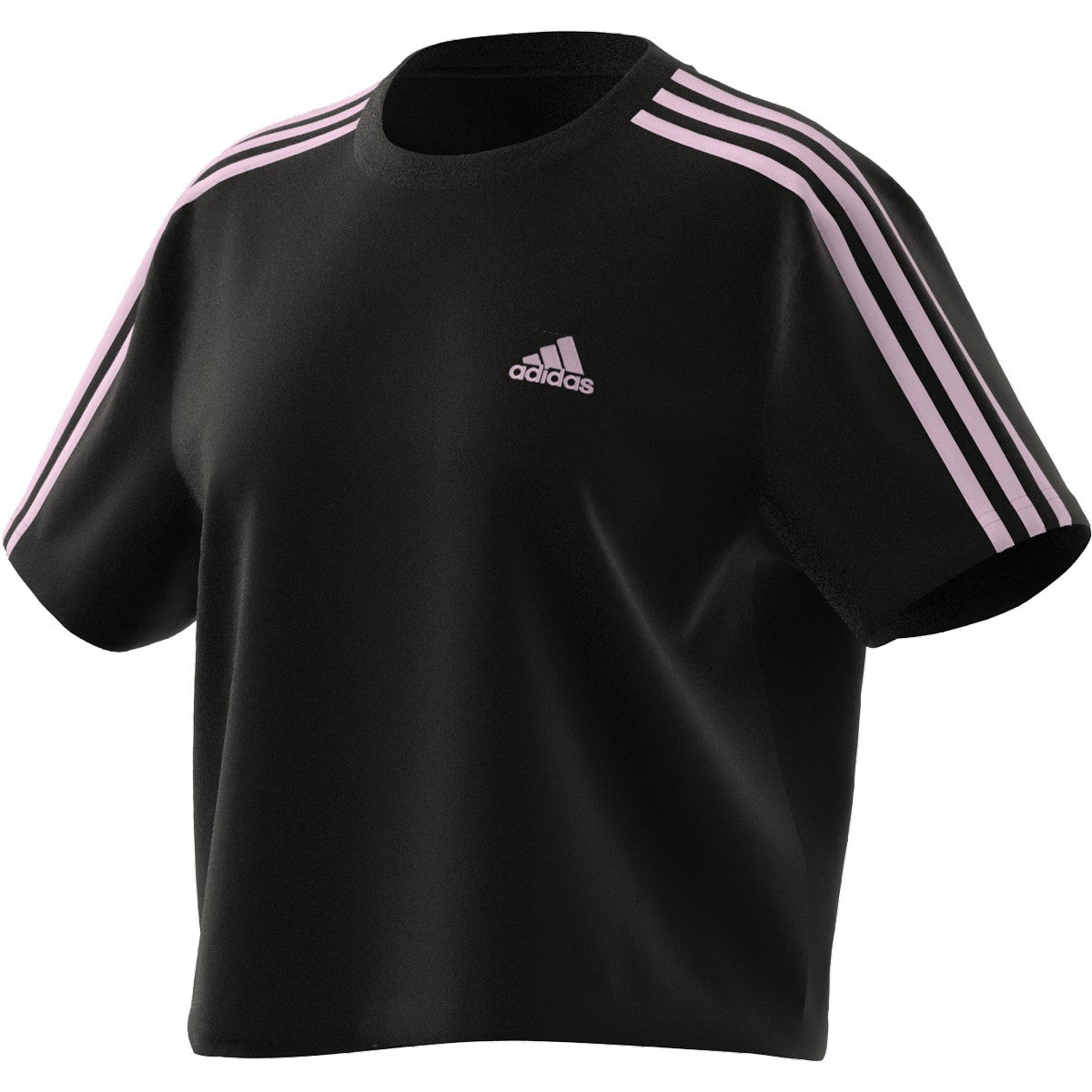 adidas 3 Stripe Womens Crop Top