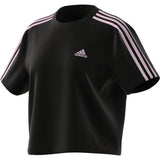 adidas 3 Stripe Womens Crop Top
