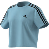adidas 3 Stripe Womens Crop Top